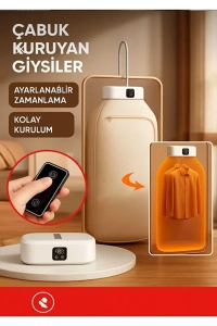UV IŞINLI TAŞINABİLİR ELBİSE KURUTUCU PORTATİF ASKILI KATLANABİLİR ÇAMAŞIR KURUTMA MAKİNESİ